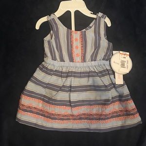 Baby Girl Koala Kids Chambray dress NWT 3/6 Months